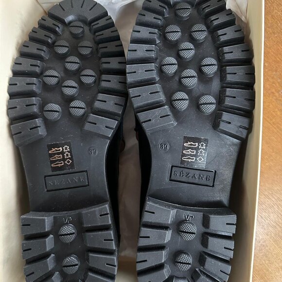 Sezane Albane Loafers - Smooth Black Size US 8 (BRAND NEW!) - Picture 6 of 6